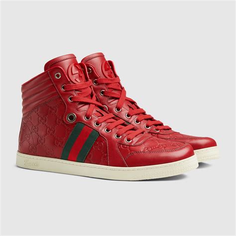 gucci guccissima high top sneaker|gucci high top sneakers sale.